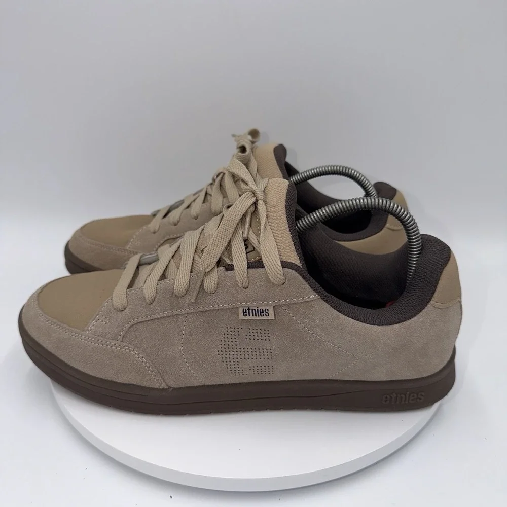 Etnies Relax Skate Low Tan Suede Chunky Y2K Skater Shoes Men's Size 12